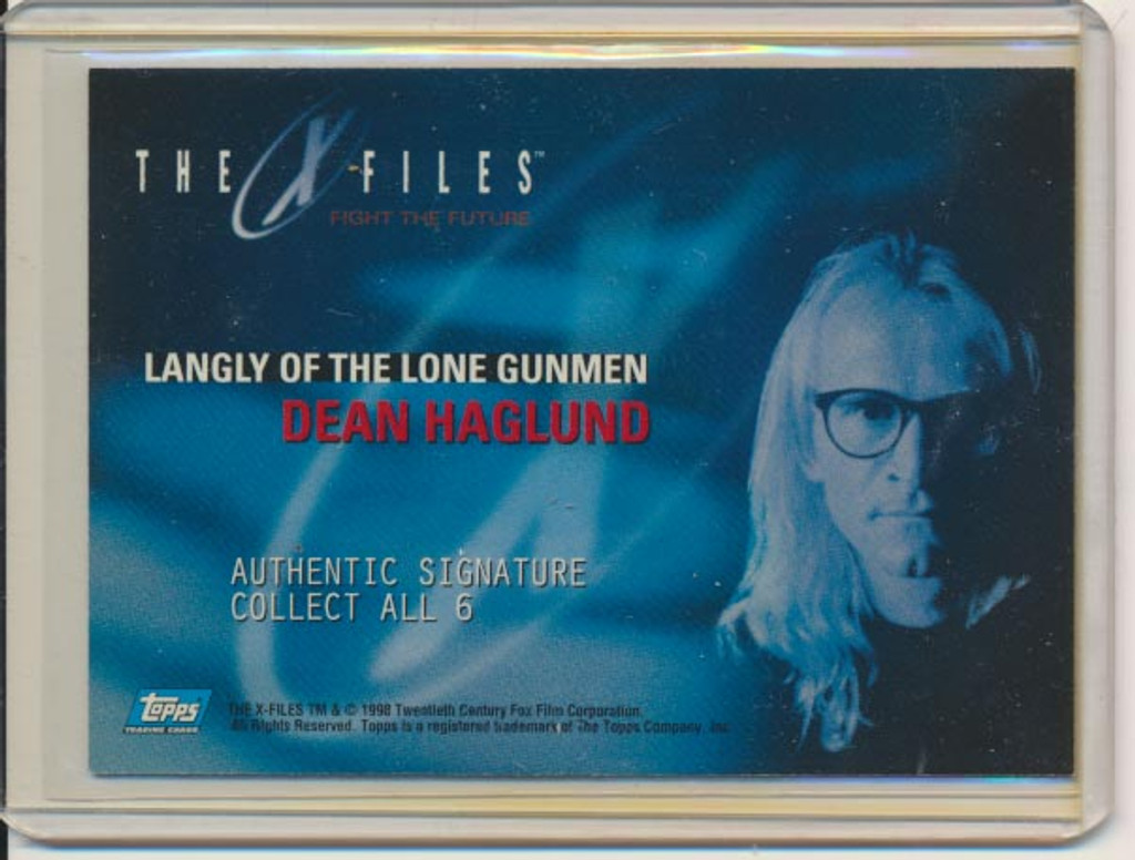 1998 Topps  X-Files The Future Autoraph Card   #*