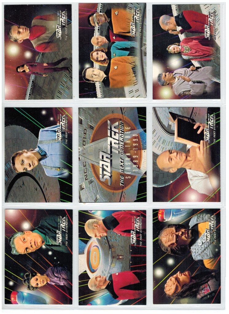 1995 Skybox Star Trek The Next Generation 3rd Series  Set 108 From 205 to 312   #*box28