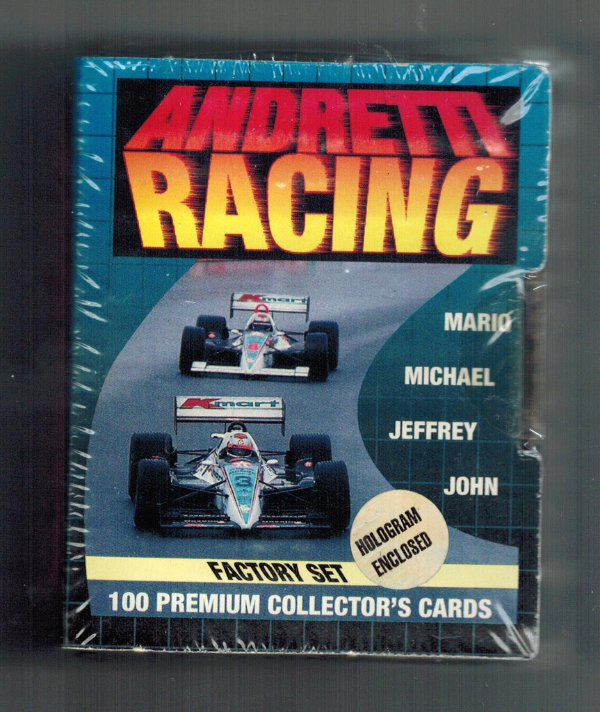 1992 Collect-A-Card Andretti Racing Set 100 Factory Sealed  #*