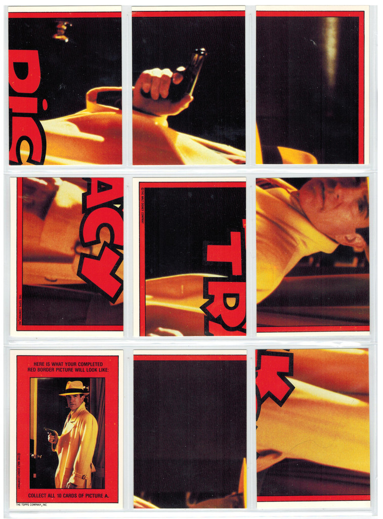 1990 Topps Dick Tracy Stickers Set 11  #*
