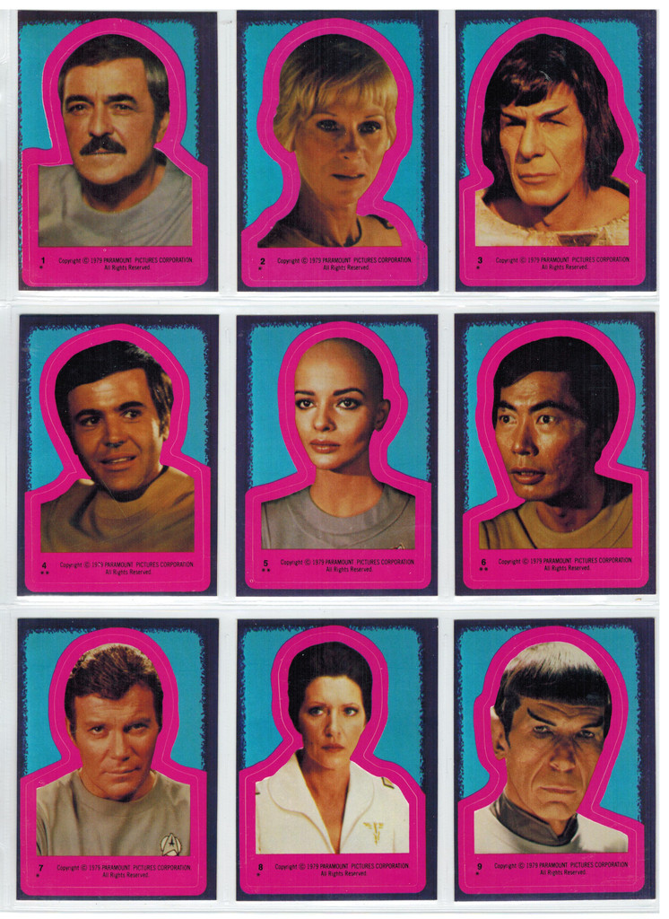 1979 Topps Star Trek Sticker Set 22  #*