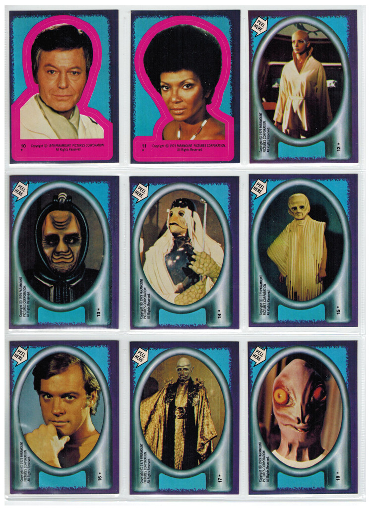 1979 Topps Star Trek Sticker Set 22  #*