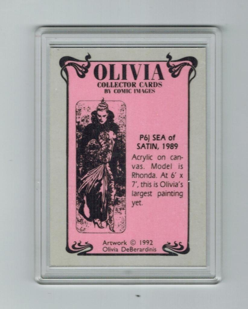 1992 Comic Images Olivia "Prism "  P6 Sea Of Satin  Lot 1 #*