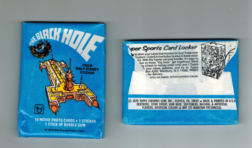 1979 Topps The Black Hole Unopened 1 Wax Pack  #*sku33801