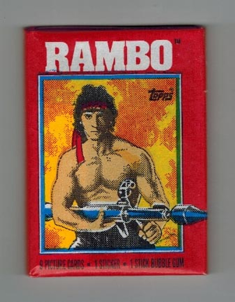 1985 Topps Rambo Unopened 1 Wax Pack  #*