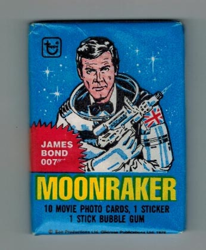 1979 Topps Moonraker James Bond OO7 Unopened 1 Wax Pack  #*