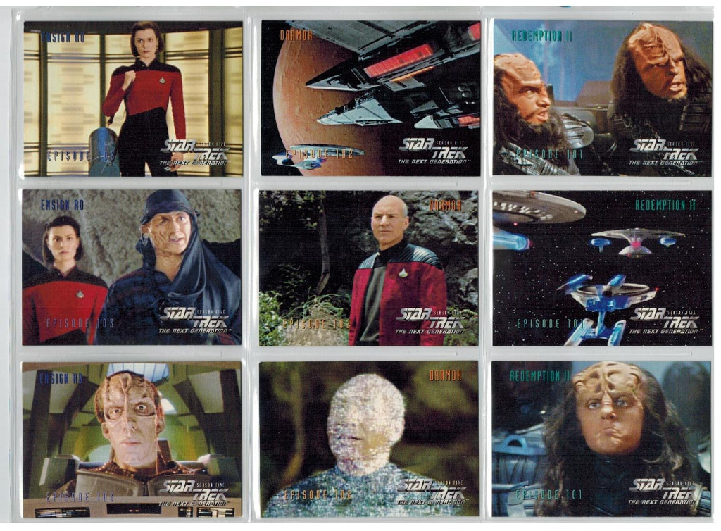 1996 Skybox Star Trek The Next Generation 5th Series  Set 108 From 421 to 528   #*