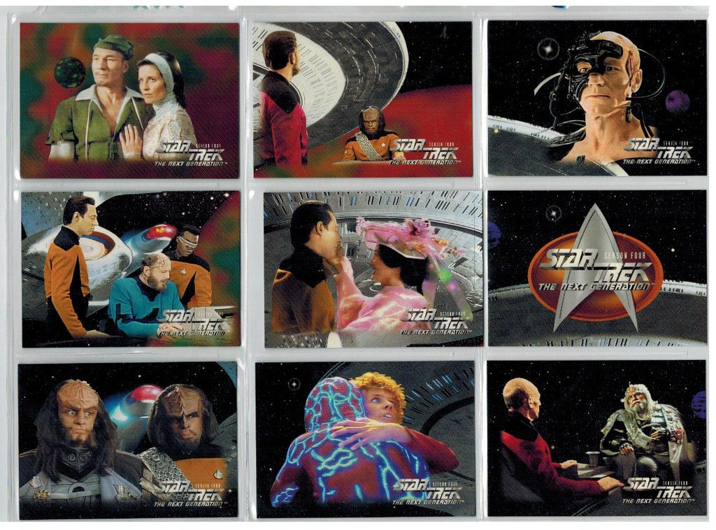 1996 Skybox Star Trek The Next Generation 4th Series  Set 108 From 313 to 420   #*