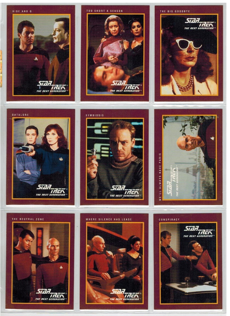 1991 Impel Star Trek 25th Anniversary Series 1 & 2 Set 310   #*