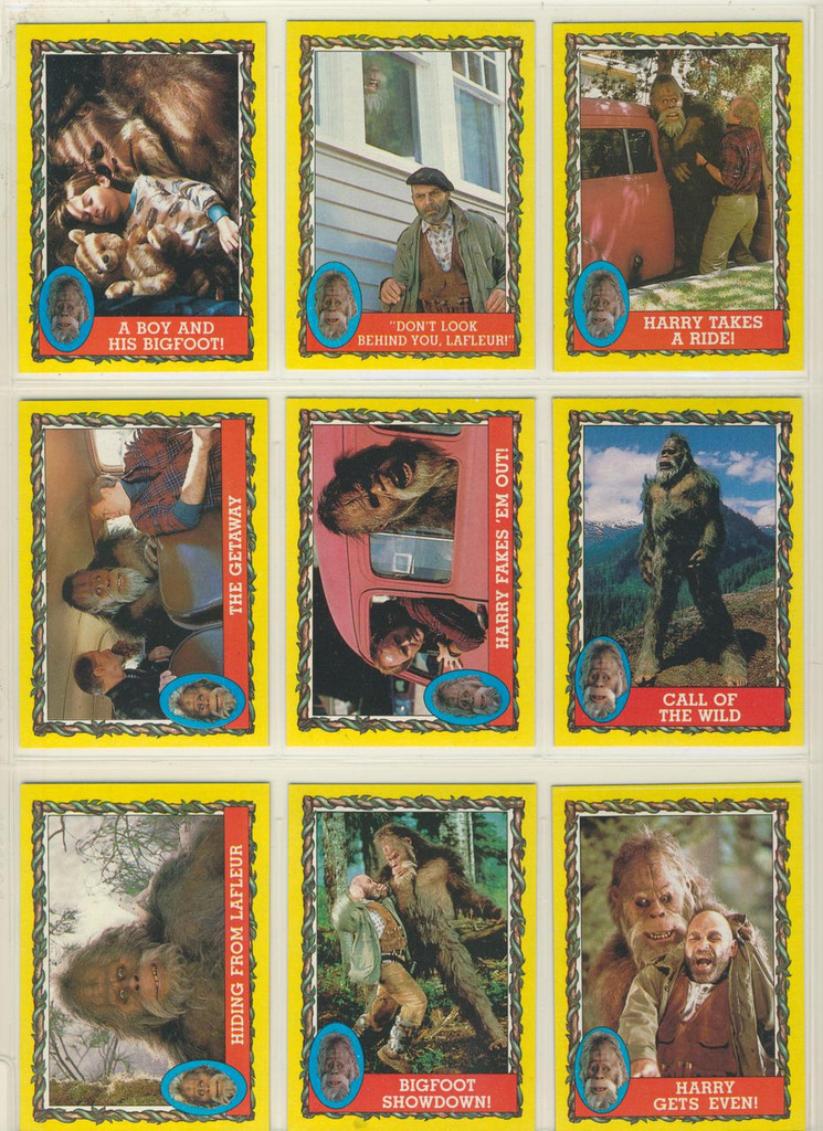 1987 Topps Harry & The Henderson Set 77 No Stickers   #*