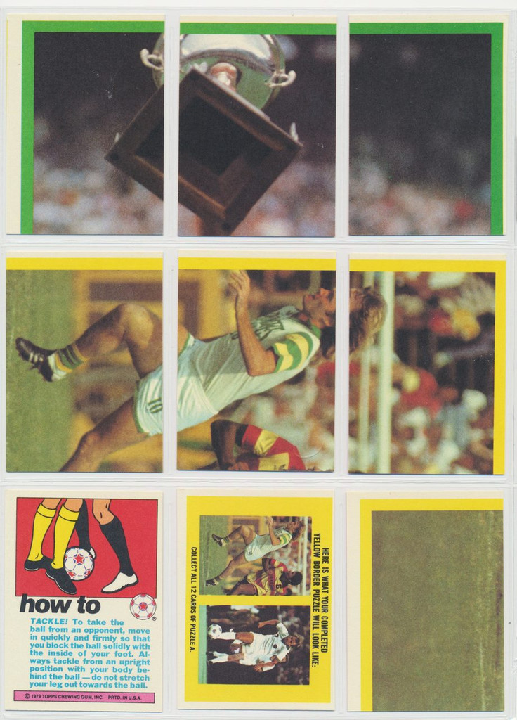1979 Topps N.A.S.L. Soccer Stickers Set 33  #*