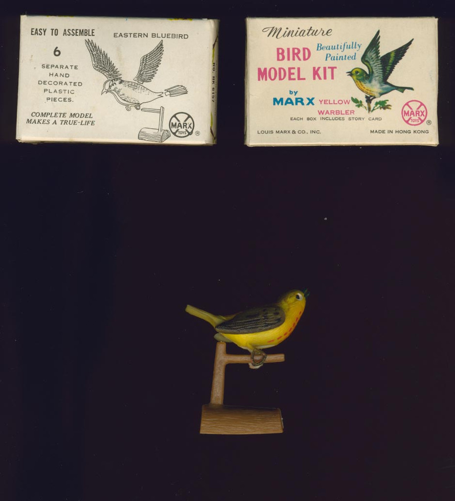 BIRDS BY MARX HAND PAINTED VARIOUS  #*