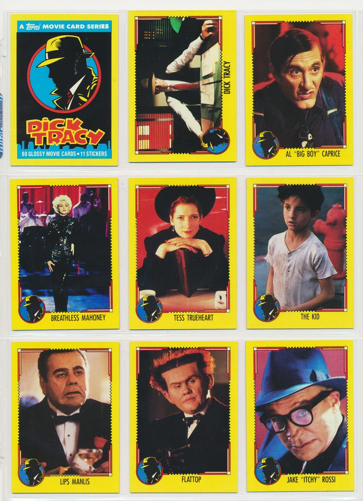 1990 Topps Dick Tracy Set 88/11   #*