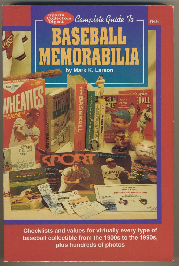 1992 Baseball Memorabilia by Mark K. Larson (464 Pages)  #*