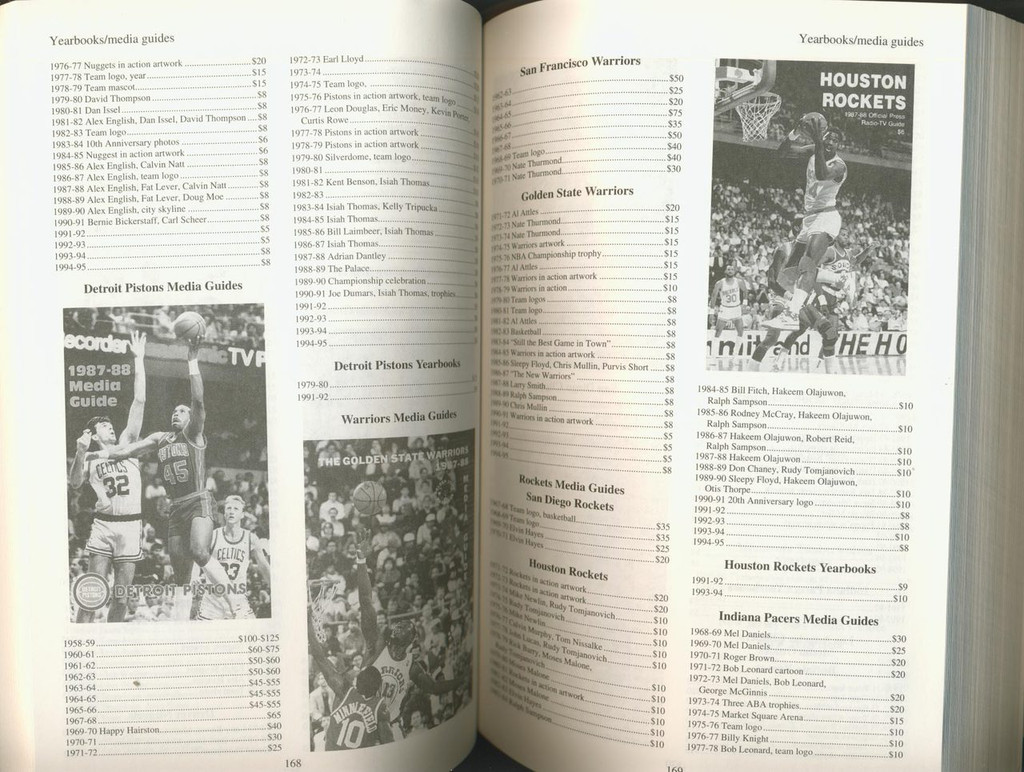 1995 Memorabilia (Football, Basketball, Hockey) by Mark K. Larson (524 Pages)  #*