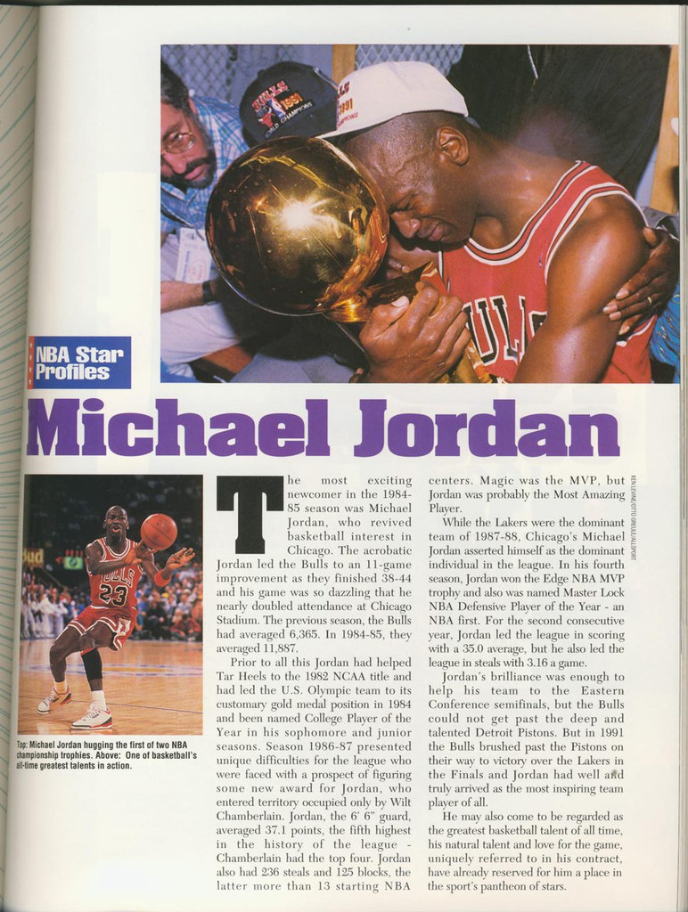 1992 Michael Jordan 100 Years Of Basketball  #*