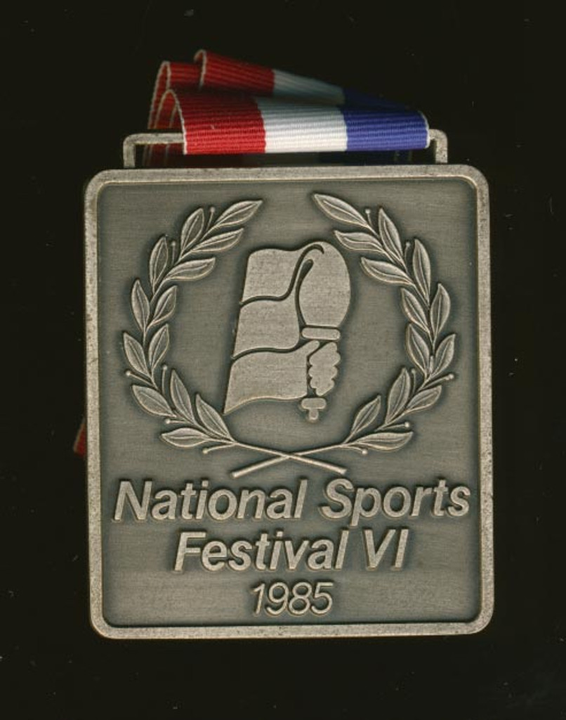1985 Ice Hockey National Sports Festival VI Baton Rouge, La Silver Medal  #*