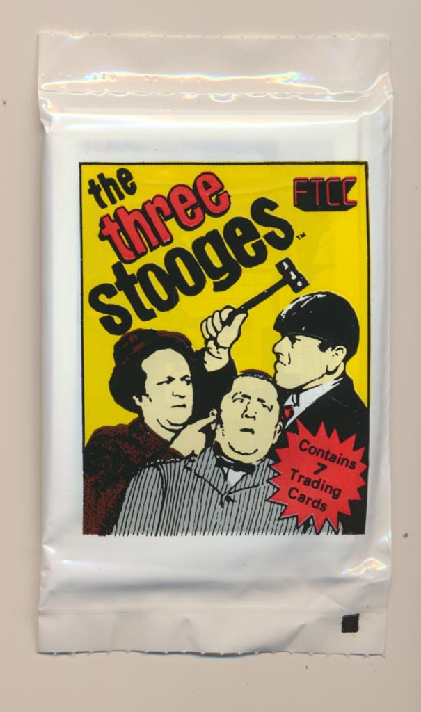1985 FTCC The Three Stooges Wax Pack  #*sku29293