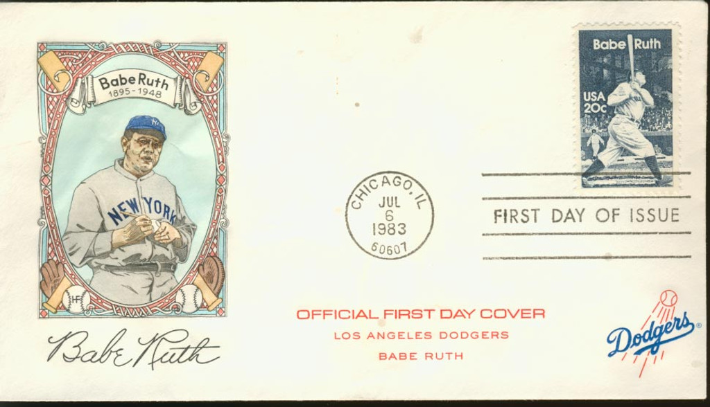 1983 Babe Ruth First Day Of Issue  #*