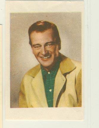 John Wayne  From Holland Blank Back  #*sku31829