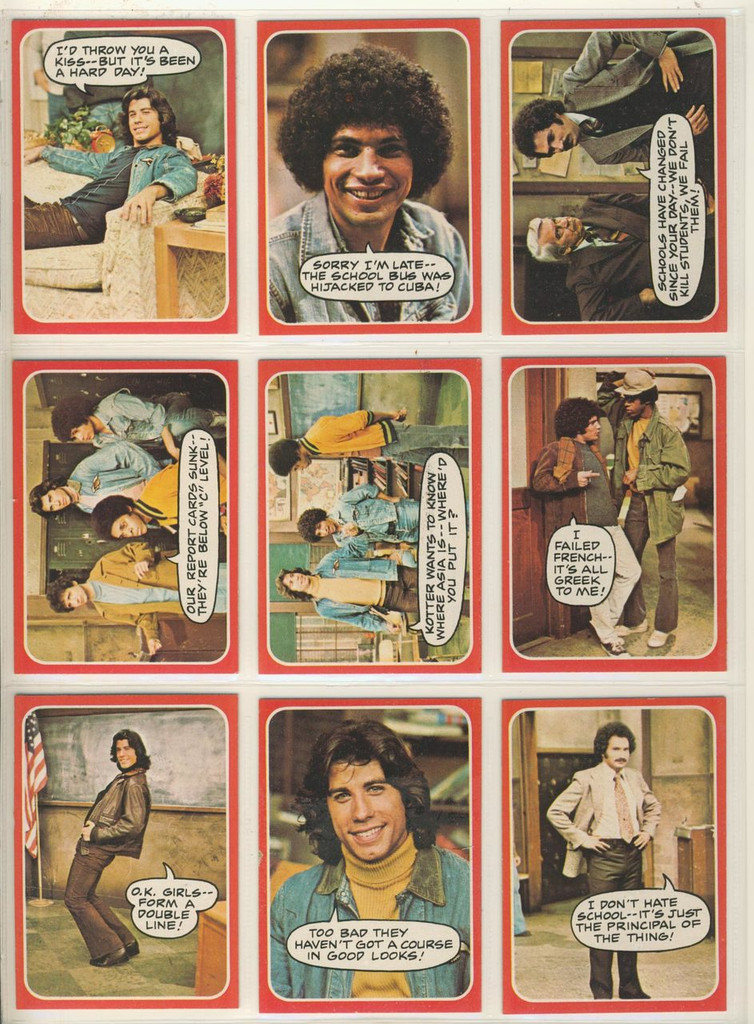 1976 Topps Welcome Back Kotter Set 53   #*sku6849