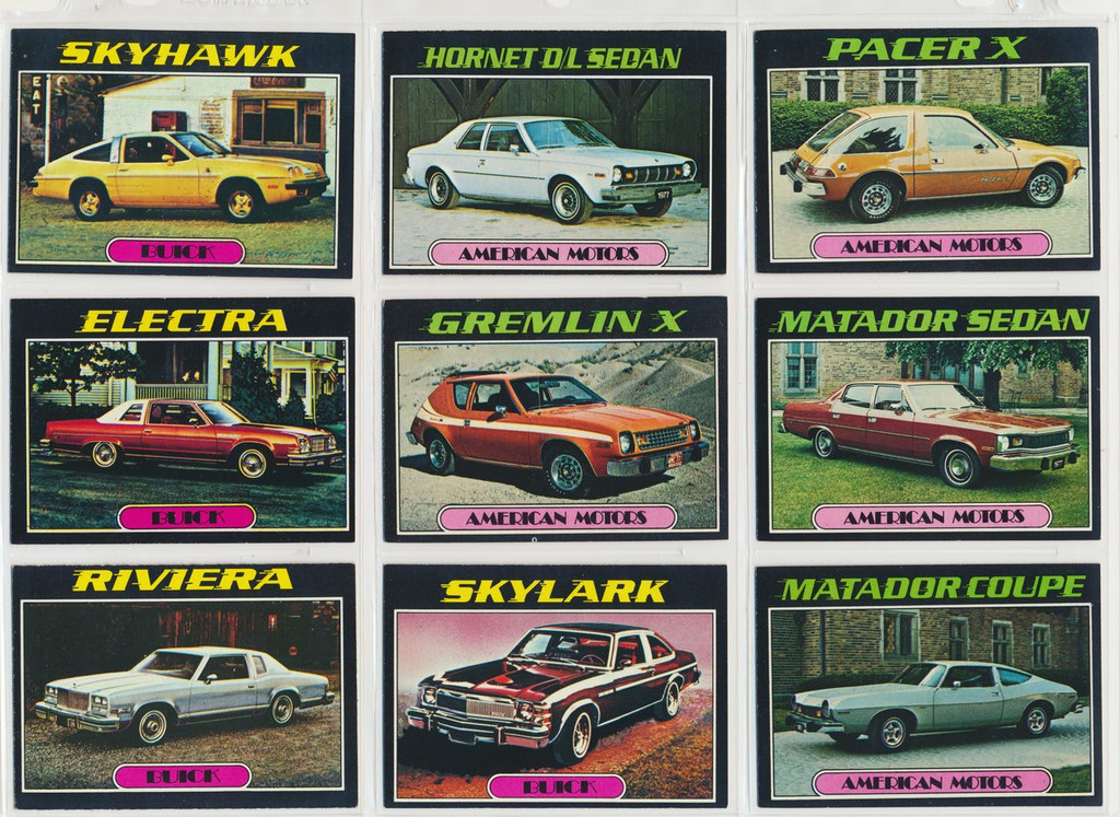 1977 Topps Autos Of 1977 Set 99/20   #*