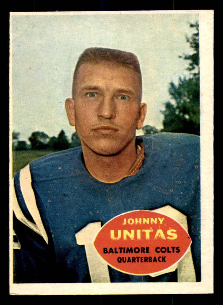 1960 Topps #1 Johnny Unitas Ex-Mint  ID: 268845