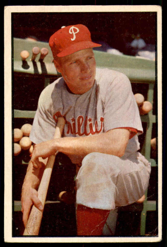 1953 Bowman Color #10 Richie Ashburn Very Good  ID: 237311