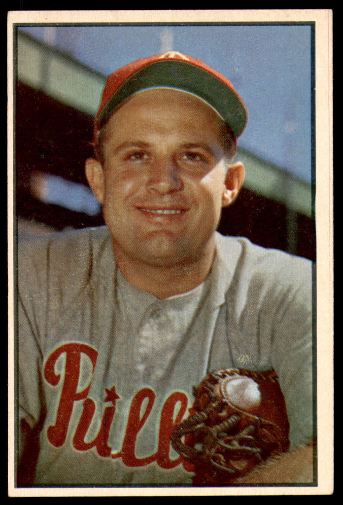 1953 Bowman Color #28 Smoky Burgess Ex-Mint  ID: 223067