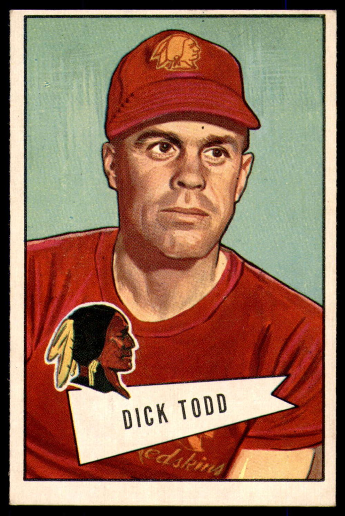 1952 Bowman Large #43 Dick Todd CO Ex-Mint 