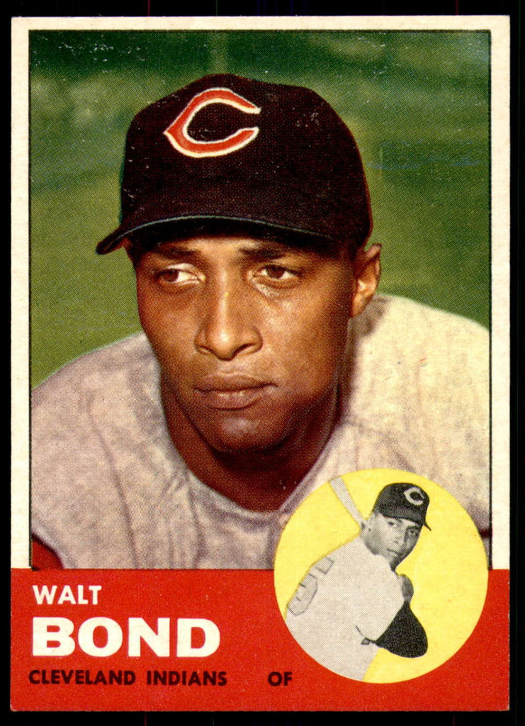 1963 Topps #493 Walt Bond Near Mint  ID: 215353