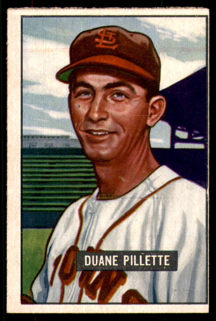 1951 Bowman #316 Duane Pillette Excellent RC Rookie 