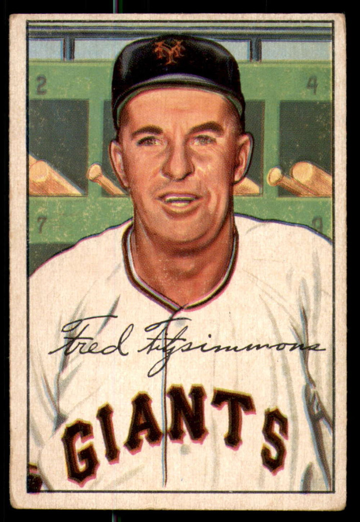 1952 Bowman #234 Freddie Fitzsimmons CO VG-EX High Number 