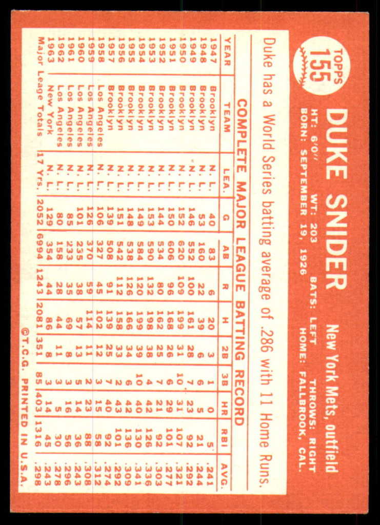 1964 Topps #255 Lee Thomas Ex-Mint  ID: 222727
