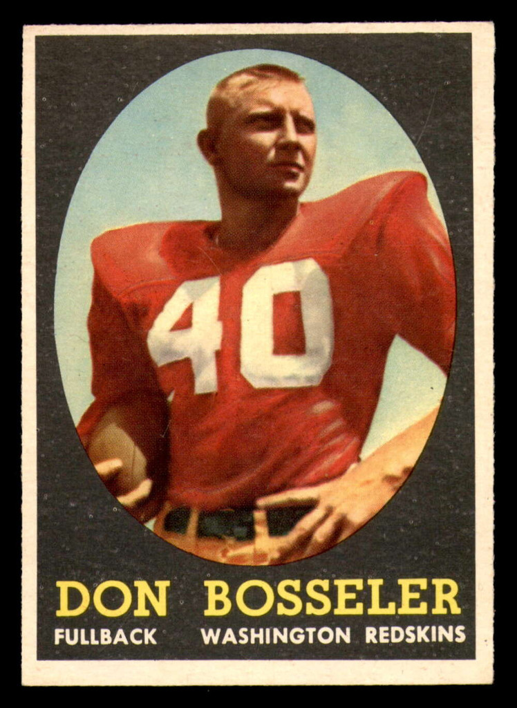 1958 Topps #132 Don Bosseler Ex-Mint RC Rookie 