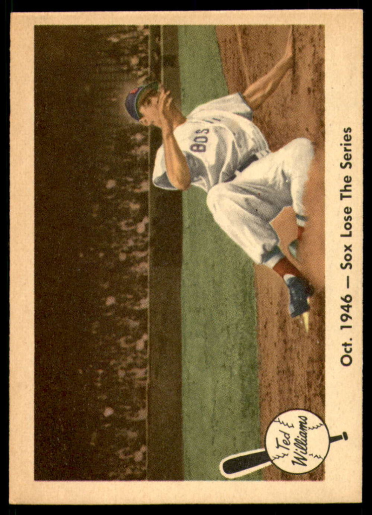 1959 Fleer Ted Williams #31 Oct. 1946 - Sox Lose The Series Ex-Mint  ID: 256035