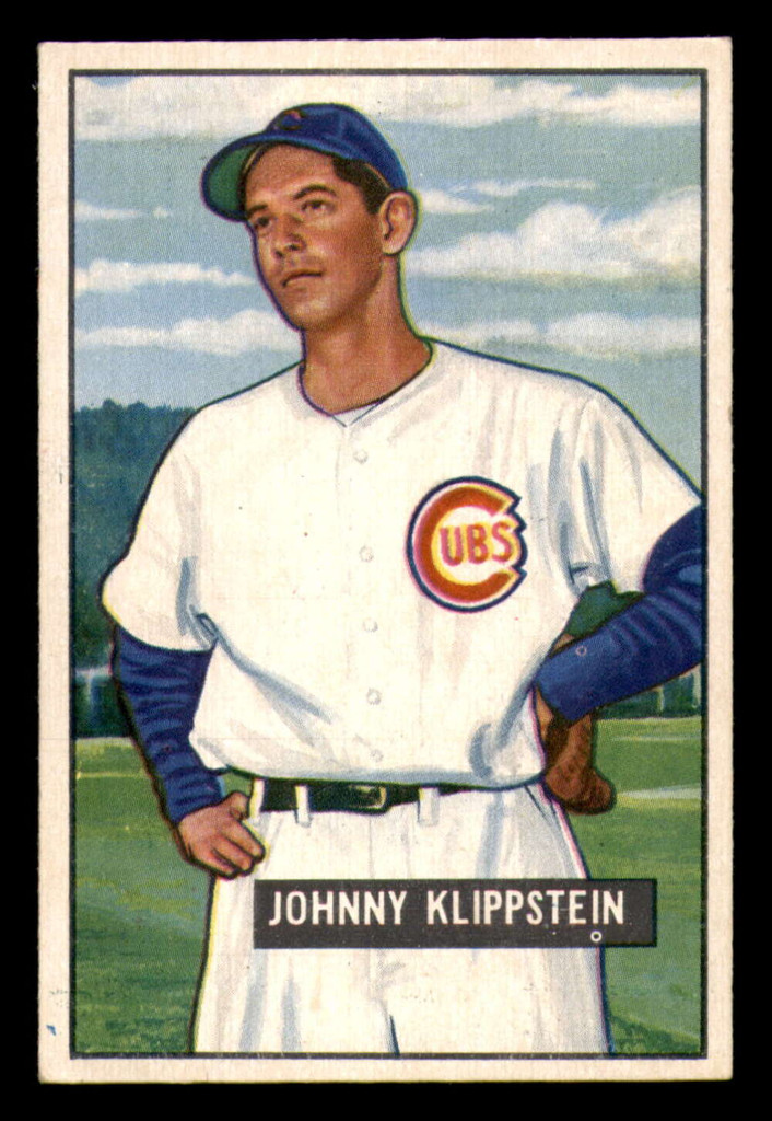 1951 Bowman #248 Johnny Klippstein Ex-Mint RC Rookie 