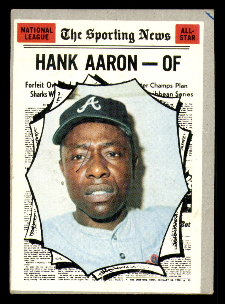 1970 Topps #462 Hank Aaron All-Star G-VG 