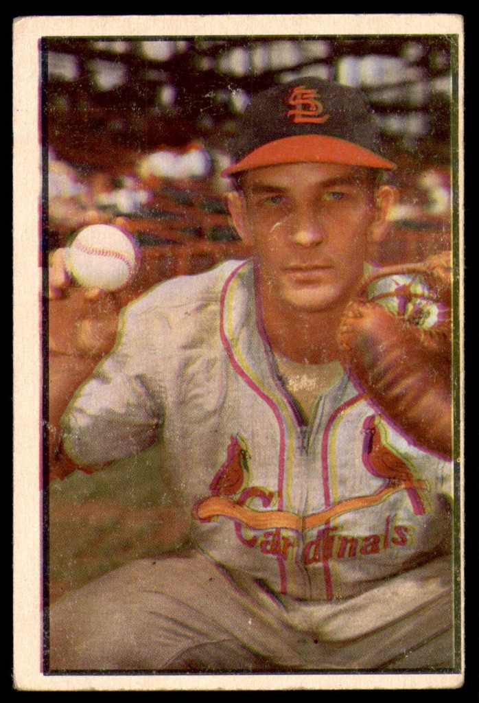 1953 Bowman Color #53 Del Rice Very Good  ID: 255082