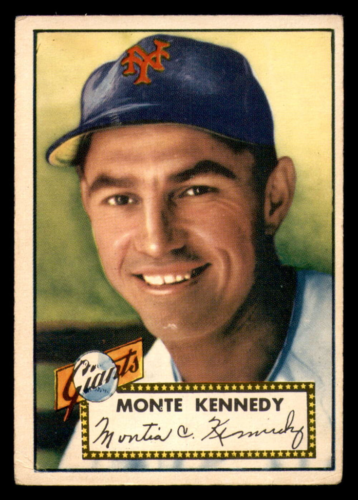 1952 Topps #124 Monte Kennedy Very Good  ID: 277709