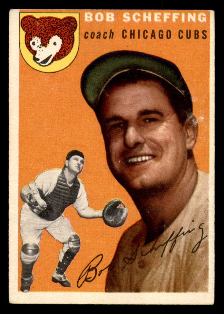 1954 Topps #76 Bob Scheffing CO Excellent 