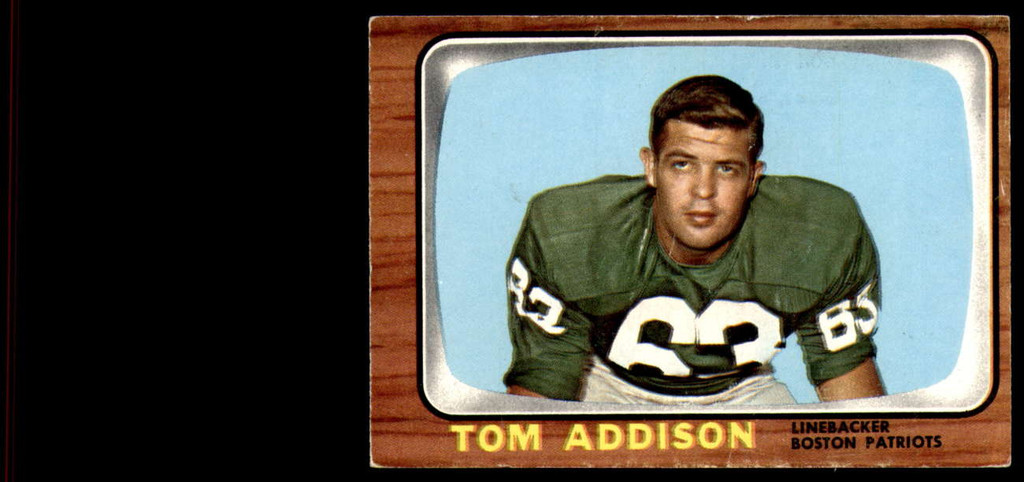 1966 Topps #   1 Tommy Addison Excellent+  ID: 259882