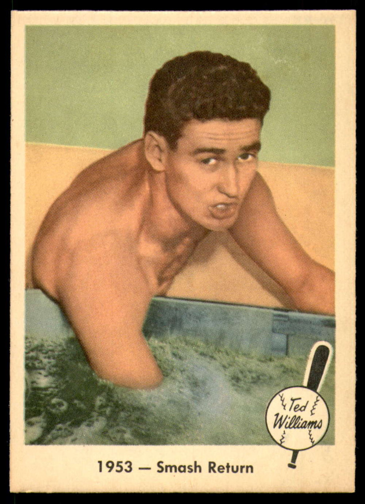 1959 Fleer Ted Williams #49 1953 - Smash Return Near Mint  ID: 256048