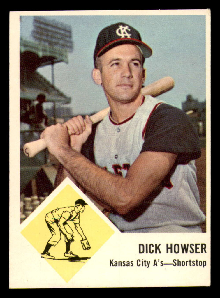 1963 Fleer #15 Dick Howser Ex-Mint 