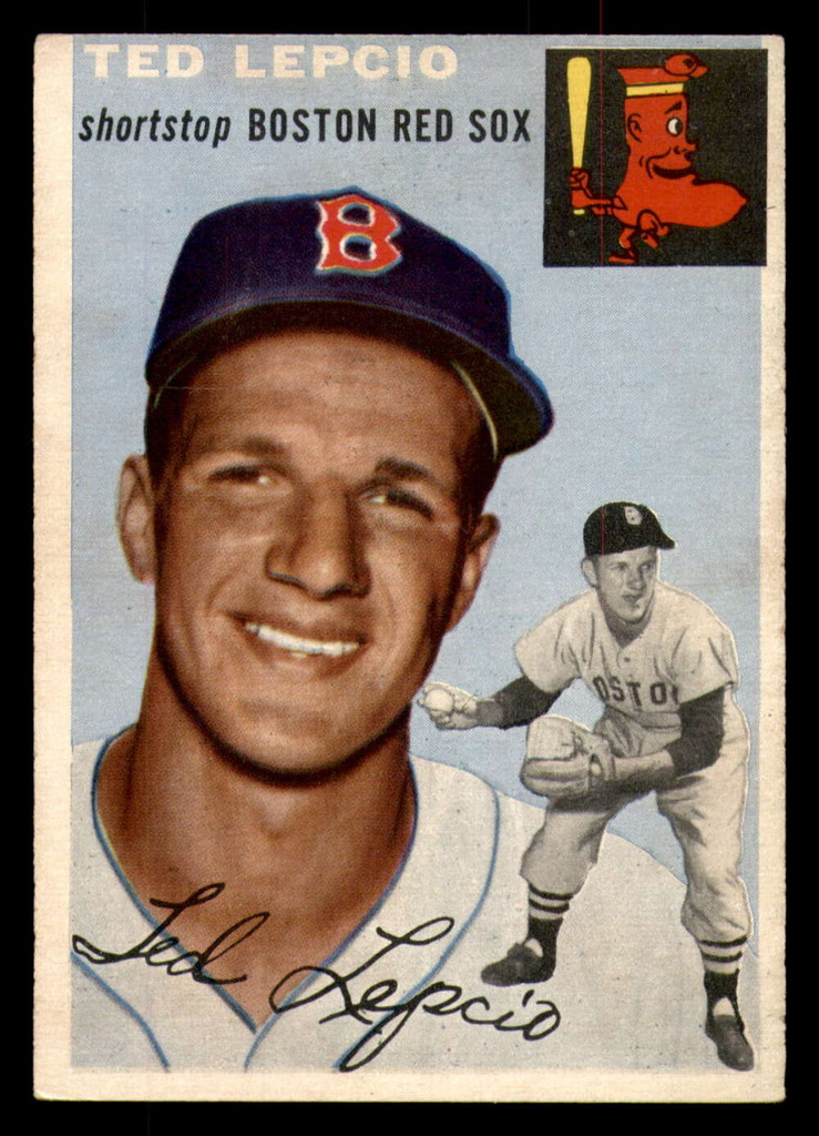 1954 Topps #66 Ted Lepcio VG-EX 