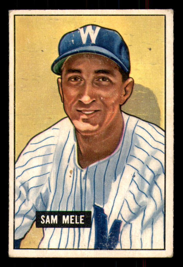 1951 Bowman #168 Sam Mele Excellent 