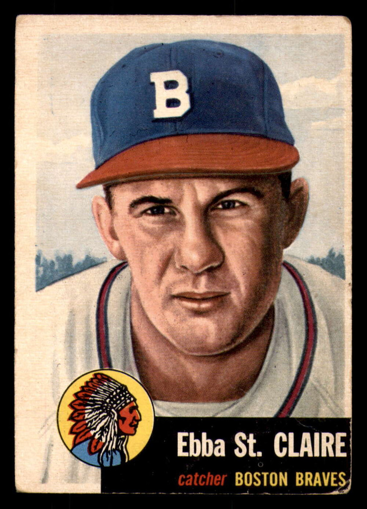 1953 Topps #91 Ebba St. Claire DP G-VG 