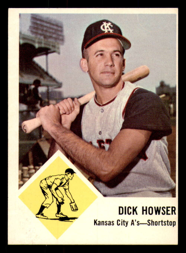 1963 Fleer #15 Dick Howser Excellent+  ID: 281521