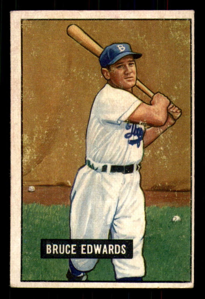 1951 Bowman #116 Bruce Edwards Excellent 