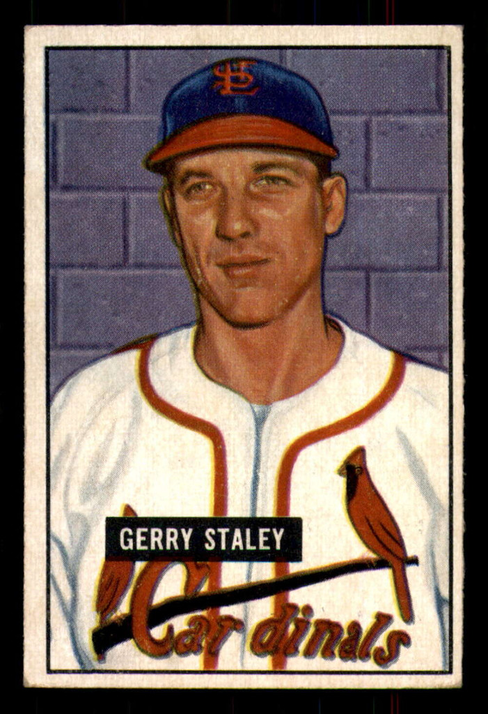 1951 Bowman #121 Jerry Staley Excellent RC Rookie 